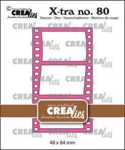 Crealies - X-tra Dies No. 80 Filmstrip Curved Vertical