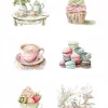 Reprint - Klippark - Girly Fika - A4