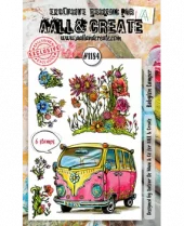 Aall & Create - #1184 - A6 STAMP SET - Babylon Camper