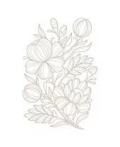 Spellbinders Glimmering Peonies Glimmer Hot Foil Plate