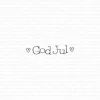 Gummiapan - God jul - umontert stempel