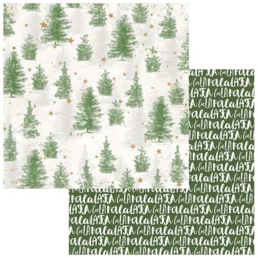 49 And Market - Evergreen Season Double-Sided Cardstock 12"X12" - Evergreen Blessings