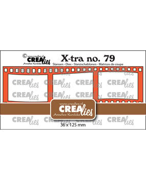 Crealies - X-tra Dies No. 79 Filmstrip Curved Horizontal