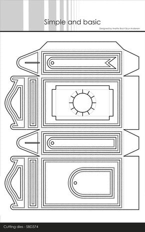 Simple and Basic - Giftbox for mini bottles - Dies
