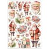 Stamperia - Classic Christmas A4 Rice Paper Santa Claus