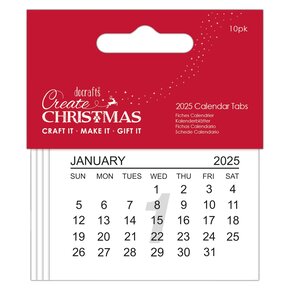 Papermania - Create Christmas 2024 Calendar Tabs