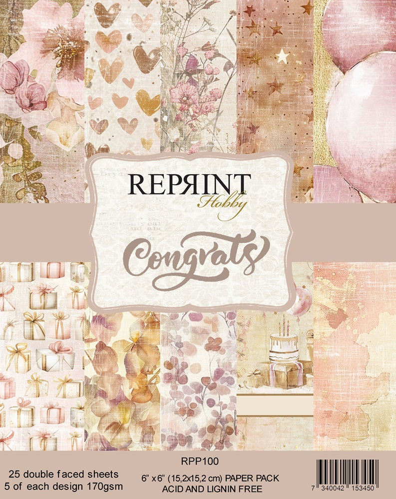 Reprint - Congrats Collection - 6x6