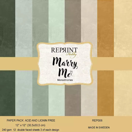 Reprint - Paperpack - Marry Me - Monochromes