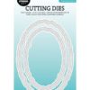 Studio Light - Cutting Die Torn Edge Ovals Essentials