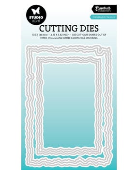 Studio Light - Cutting Die Torn Edge Rectanges Essentials