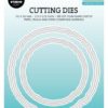 Studio Light - Cutting Die Torn Edge Circles Essentials