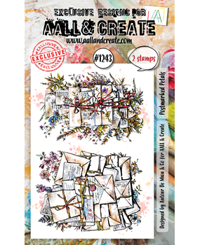 AAll&create - A6 STAMPS  - #1243 - Postmarked Petals