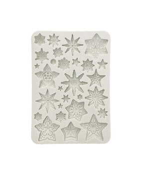 Stamperia - Gear up for Christmas Silicon Mould A5 Stars