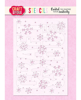 Craft & You Snowflakes Stencil