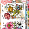 Aall& Create - #1249 - A6 Stamp Set - Petal Pop