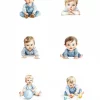 Reprint - Klippark - Baby boy - A4