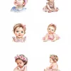 Reprint - Klippark - Baby Girl - A4