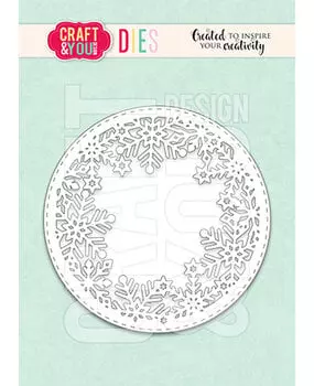 CRAFT & YOU DIE - Round Snowflakes Frame Dies