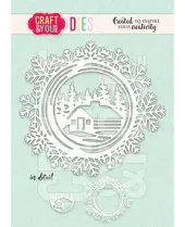 CRAFT & YOU DIE - Round Snowflakes Frame Dies