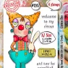 Aall& Create - #1207 - Clown Dee - A7 STAMP -