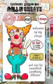 Aall& Create - #1207 - Clown Dee - A7 STAMP -