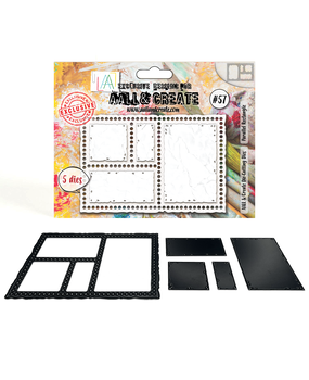 AALL& Create - #57 - Die-Cutting Die Set - Parallel Rectangl