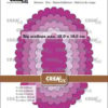 Crealies - Crea-Nest-Lies XXL Dies No. 144 Big Scalloped Ovals (CLNestXXL144)