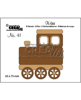 Crealies - X-tra Dies No. 41 Train (Medium) (CLXtra41)