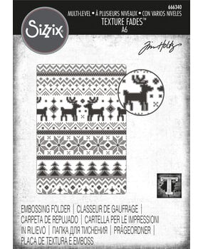 Sizzix - 3D Embossig Folder - Holiday Knit (666340)