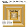 Crealies- Crea-Nest-Lies XXL Dies No. 50 Squares with Double Dots