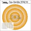 Crealies - Crea-Nest-Lies XXL dies no. 92, Circles with rough edges