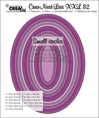 Crealies - Crea-Nest-Lies XXL dies no. 82