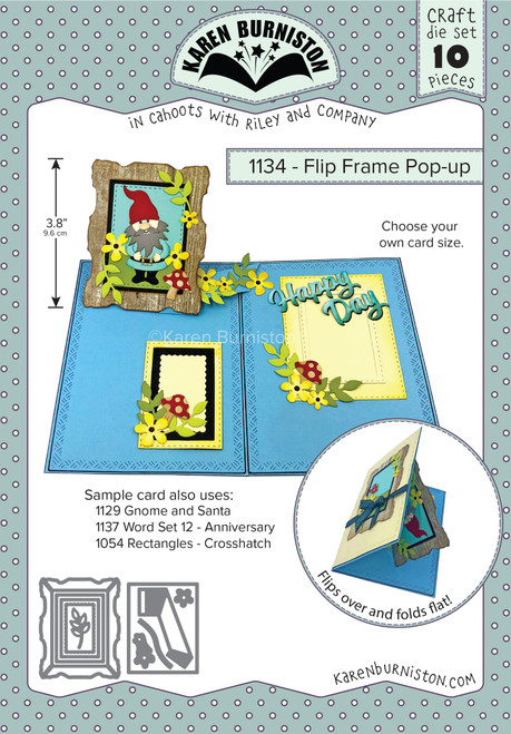 Karen Burniston Dies - Flip Frame Pop-Up