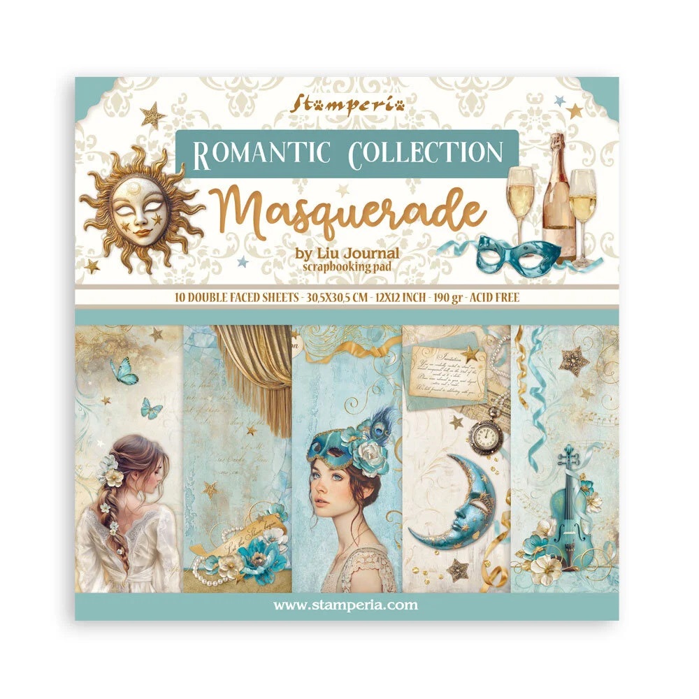 Stamperia - Masquerade 12x12 Inc - Cards