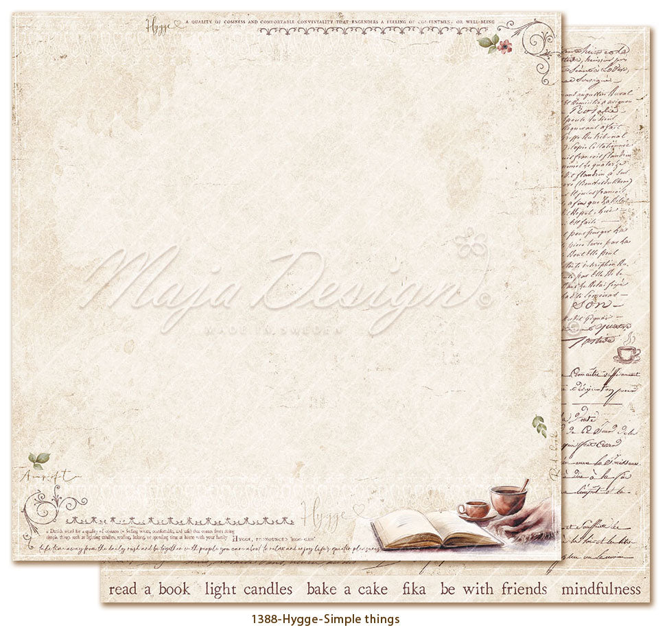 Maja Design - Hygge - Simple things - 12 x 12"