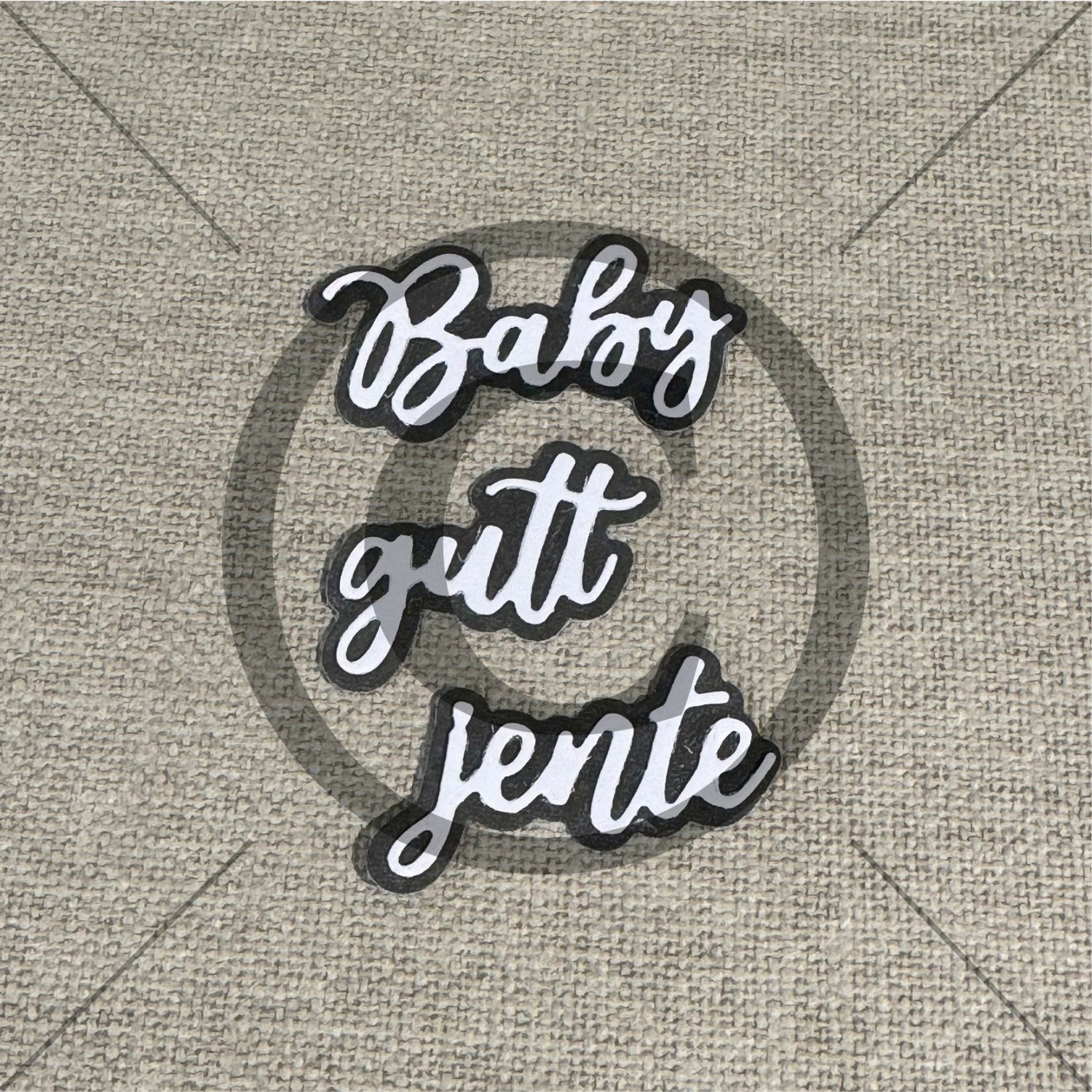 Papirdesign - Dies - Baby Gutt Jente  -PD010364