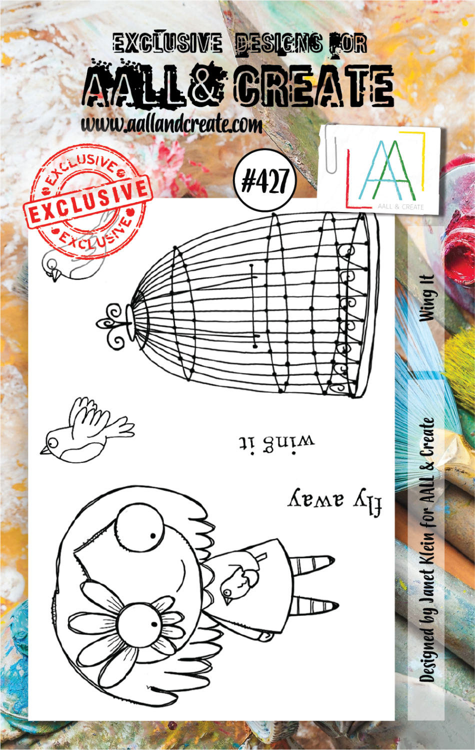 AAll&Create - Wing It- #427- A7 STAMP -