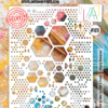 AAll&Create  #108 - A4 STENCIL - Hugely Hexagonal