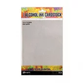 Ranger • Tim Holtz alcohol ink cardstock - silver sparkle