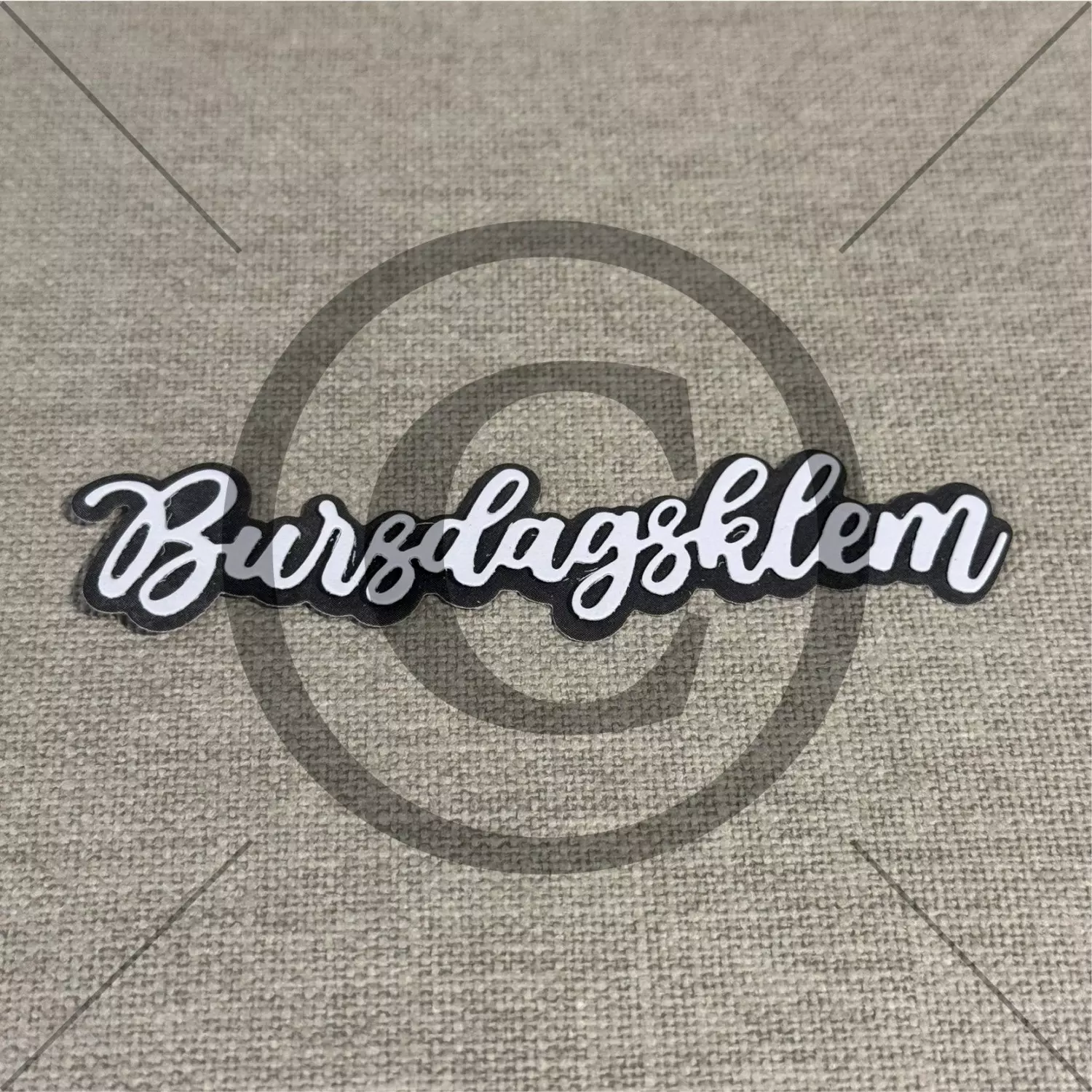 Papirdesign - Dies - Bursdagsklem 5 -PD01363