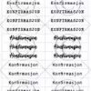 Papirdesign - Konfirmant Hvit 3 - Klistermerke PD1326