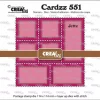 Crealies - Cardzz Dies Postage Stamp Frame Jette