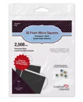 Foam Squares Micro Svarte (2508 pcs) 3D