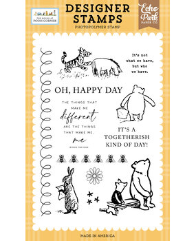 Echo Park - The House At Pooh Corner Designer Stamps/Dies Who We Have