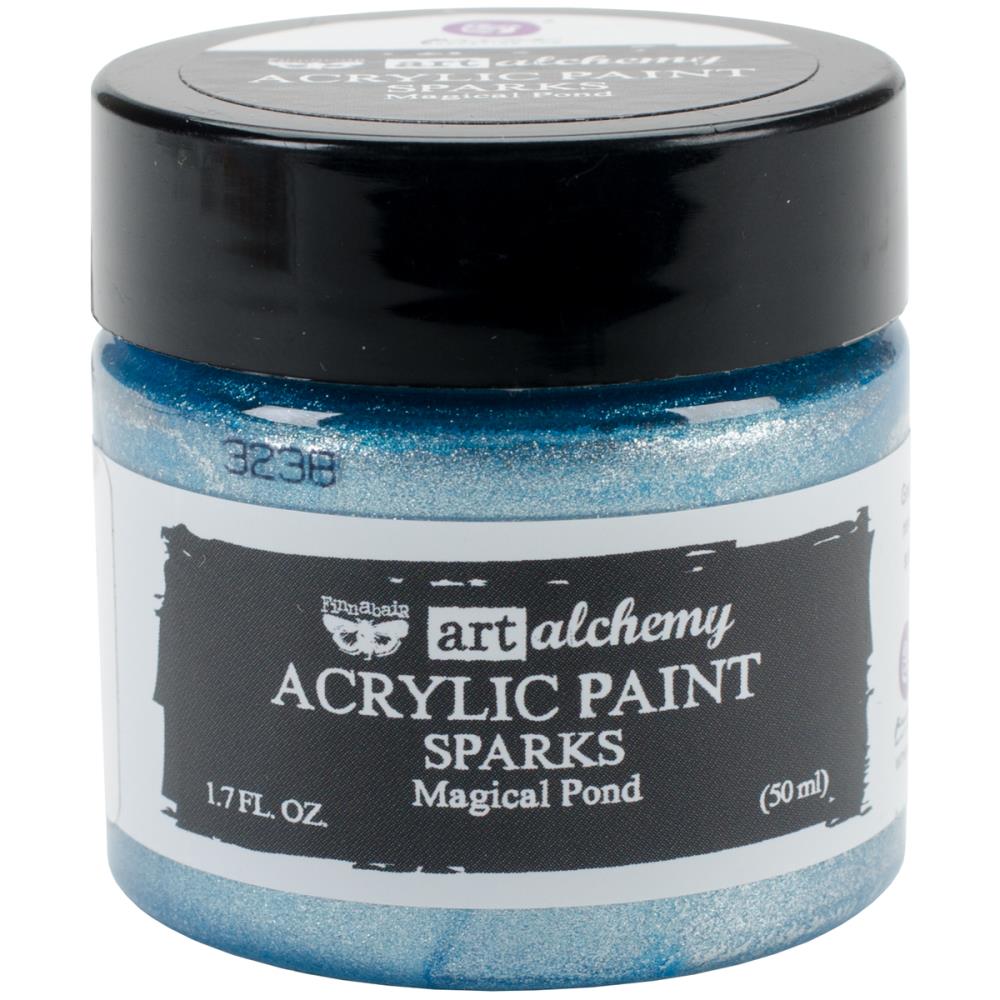 Finnabair Art Alchemy Sparks Acrylic Paint - Magical Pond