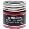 Finnabair Art Alchemy Acrylic Paint Metallique Royal Red