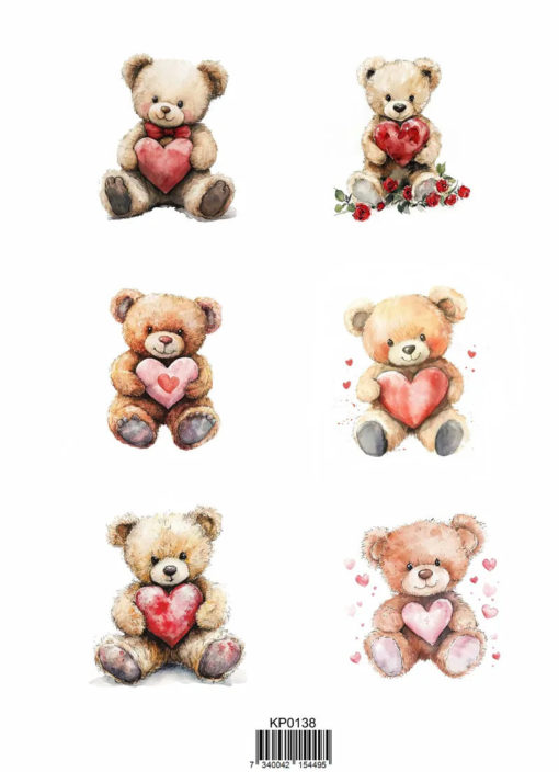 Reprint - Klippark - Valentine -Teddy