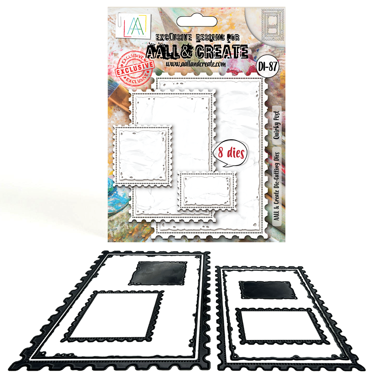 AALL& Create - #87 - Die-Cutting Die Set - Quirky Post