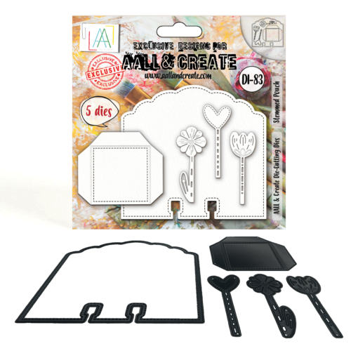 AAll&Create - #83 - MemoryDex Die-Cutting Die Set - Stemmed Pouch