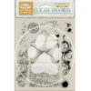 Stamperia - Masquerade -  Clear Stamps Letter